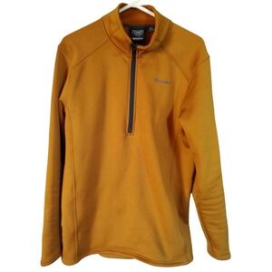 Moosejaw Mountaineering Pullover Quarter Zip Gold Hiking Mouse Jaw Mens Med Tall